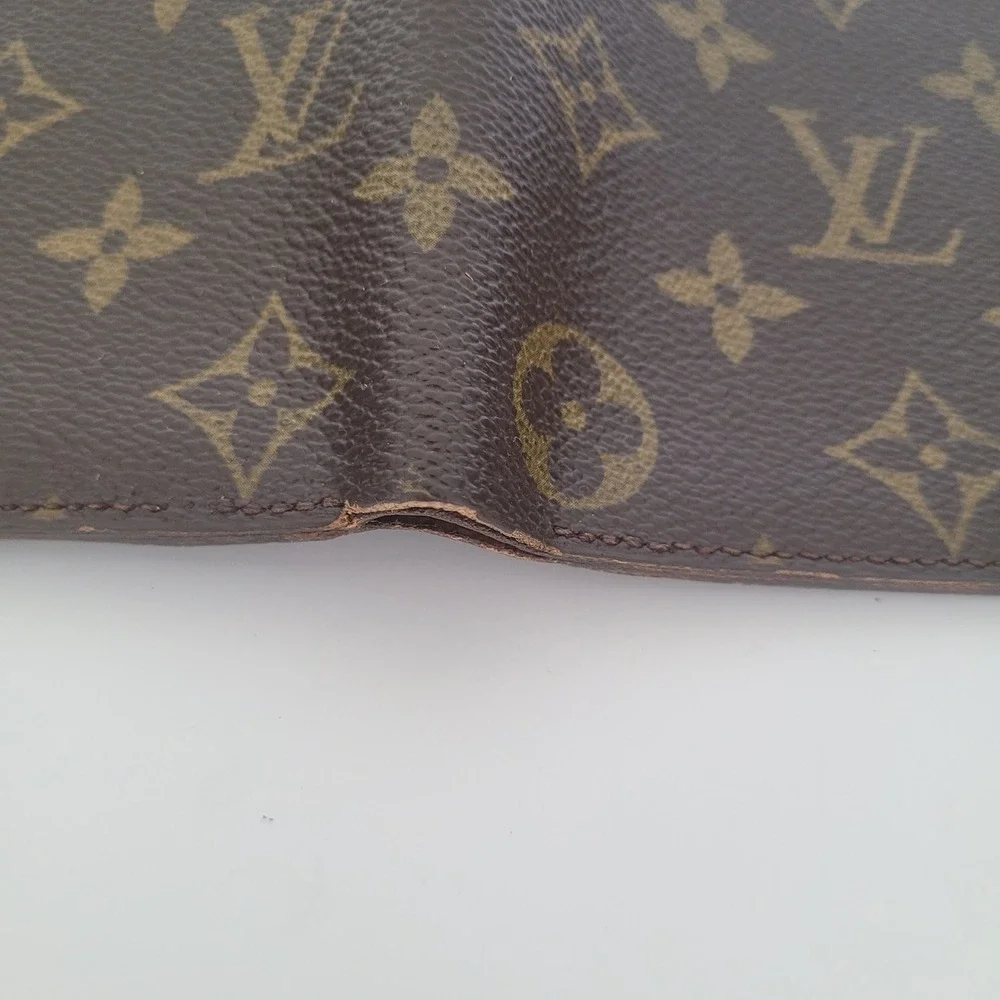 Louis Vuitton Vintage‎ Monogram Portefeuille Marco Bifold Wallet Brown 832